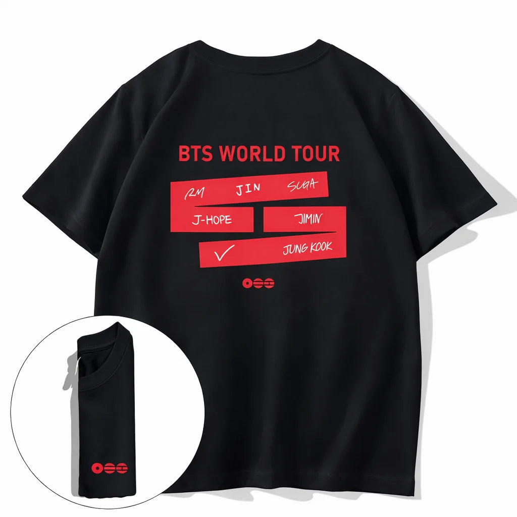 ARIRANG ‘BTS World Tour’ Cotton T-Shirt (MULTIPLE OPTIONS) ⭐️