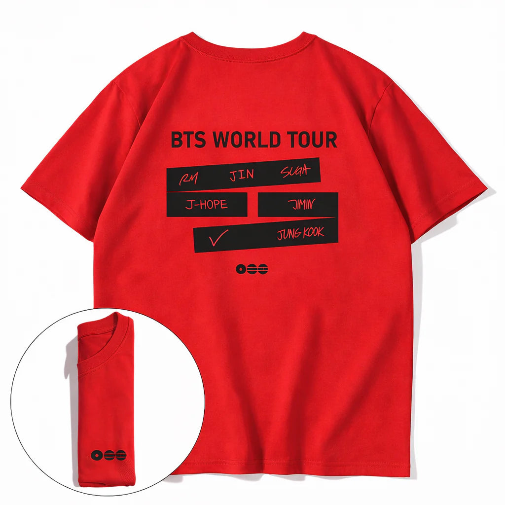 ARIRANG ‘BTS World Tour’ Cotton T-Shirt (MULTIPLE OPTIONS) ⭐️