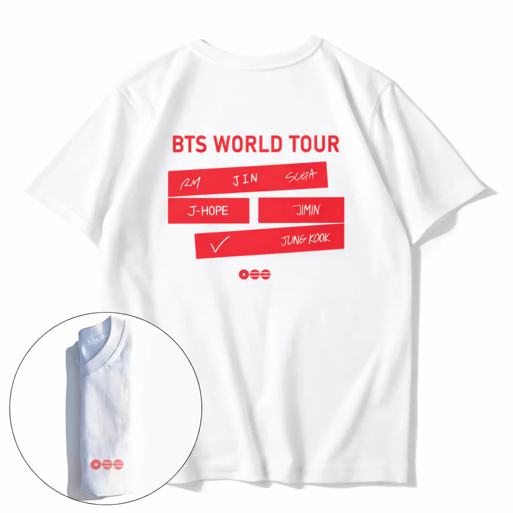 ARIRANG ‘BTS World Tour’ Cotton T-Shirt (MULTIPLE OPTIONS) ⭐️