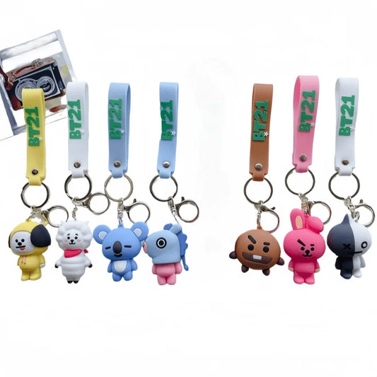 BT21 Character KeyChains