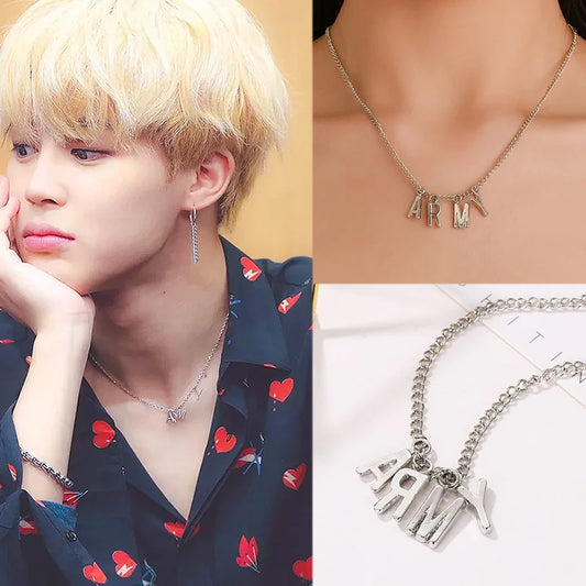 BTS ARMY Necklace Warn By BTS ✨